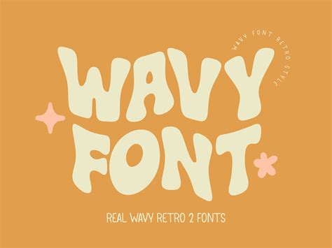 Wavy Retro Font By Maxart Creative Fabrica