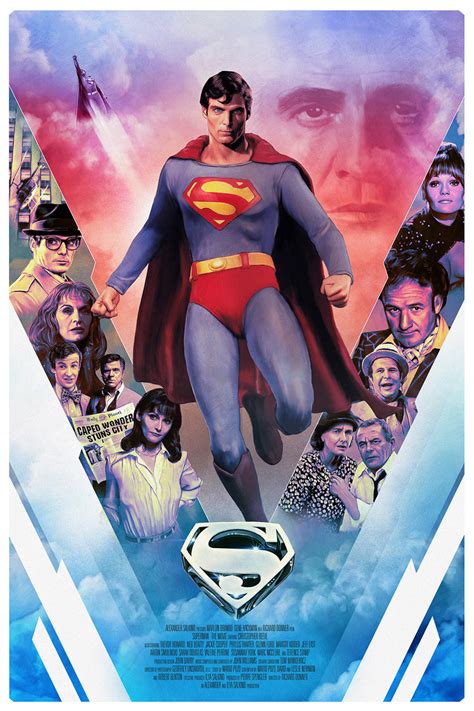 Superman 1978 By Rich Davies Movie Poster Fine Art Giclee