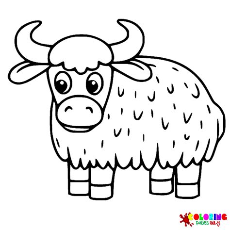 44 Yak Coloring Pages