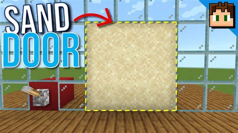 The 3x3 Sand Door Minecraft Bedrock 120 Youtube