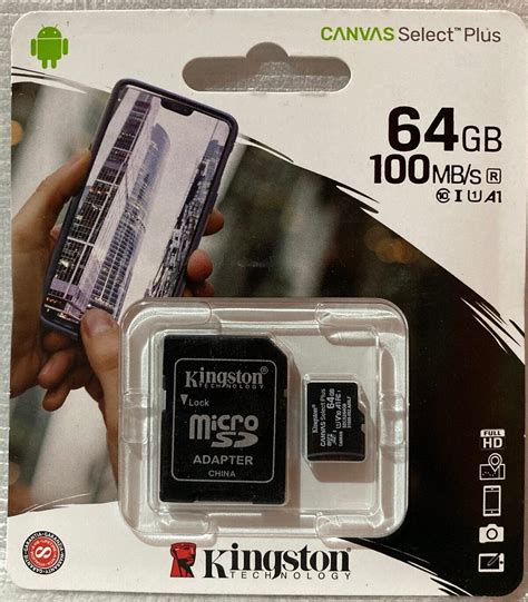 Memoria SD De 64 GB Kingston Con Adaptador SD Alfavi Tecnotienda