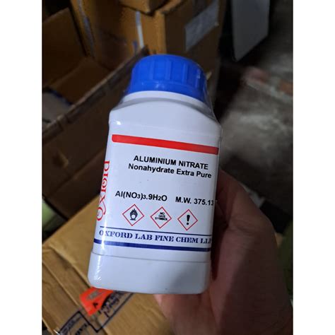 Hóa Chất Aluminum Nitrate Nonahydrate Cas 7784 27 2 500g Hàng ấn độ