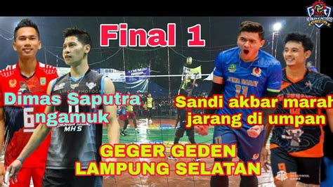 Final Set Dimas Saputra Febri Maulana Alfin Vs Sandi Akbar Oki