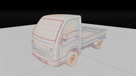 model tata ace  modal vr ar  poly cgtrader