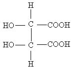 Tartaric Acid Formula Structure