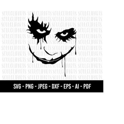 COD1198- Joker SVG, Joker Vector, Joker Silhouette SVG, Joke - Inspire ...