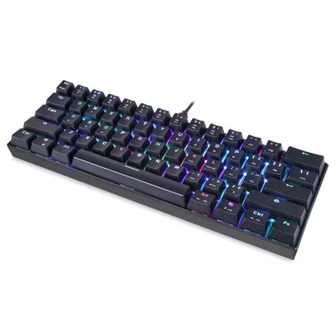 Motospeed Ck61 Rgb Teclado Mec Nico Para Juegos Kailh Box Meses Sin