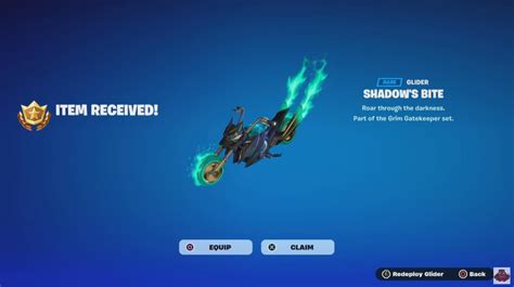 Fortnite Shadows Bite Motorcycle Glider Unleash Speed In Style Gamer Org