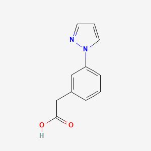 Buy 3 1H Pyrazol 1 Yl Phenyl Acetic Acid BenchChem