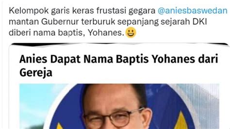 Cek Fakta Anies Baswedan Dibaptis Saat Berkunjung Ke Papua Hingga