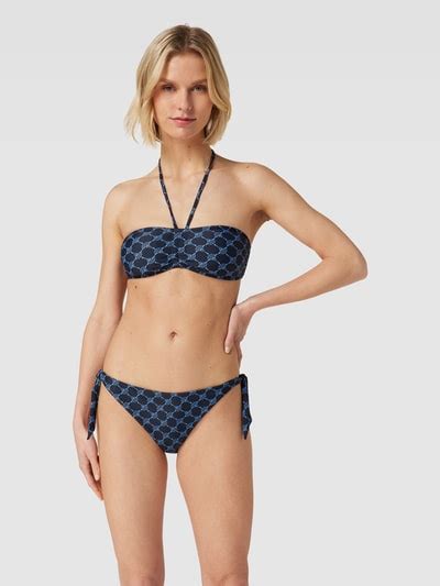 Joop Bodywear Bandeau Bikini Mit Neckholder Zum Binden Marineblau