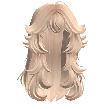 Anime Wolfcut Layered Messy Hair Blonde S Code Price RblxTrade