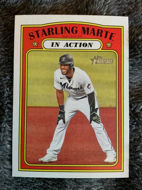 Starling Marte Ungraded Topps Heritage