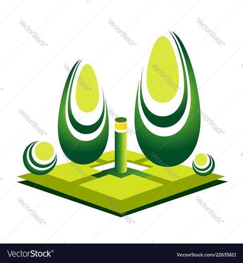 Landscape design Royalty Free Vector Image - VectorStock