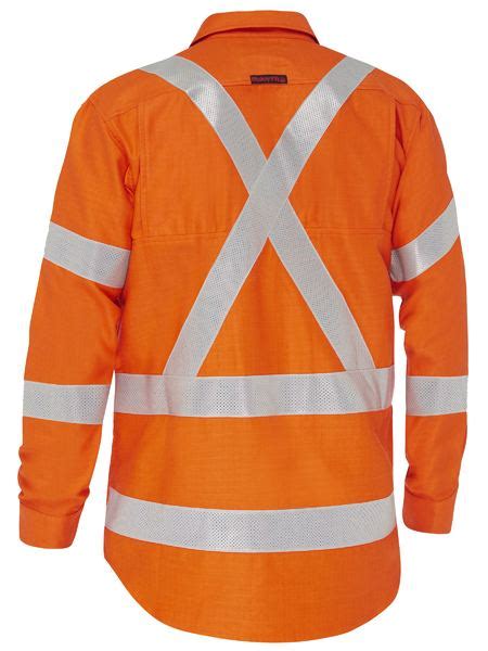 Apex X Taped Biomotion Hi Vis Fr Ripstop Vented Shirt Bs Xt