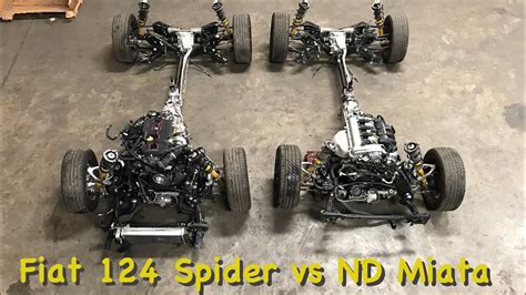 Nd Miata And Fiat 124 Spider Drivetrain Comparison Youtube