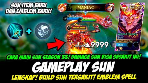 EMBLEM SUN BARU SUN ITEM BARU CARA MAIN SUN TERBARU BUILD SUN