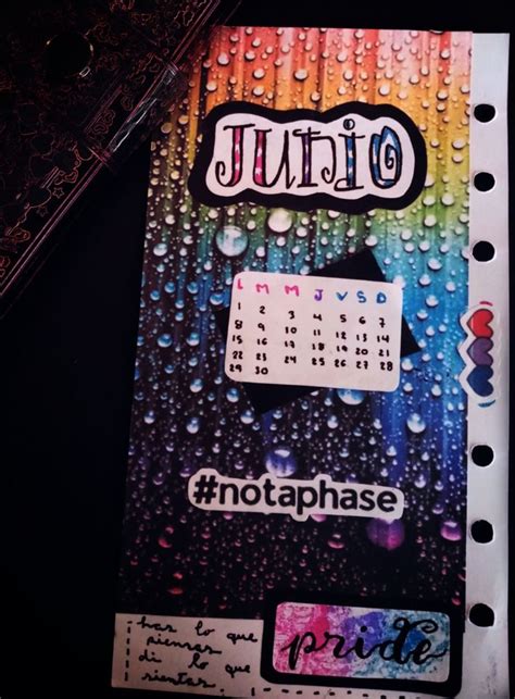 Portada Junio Bullet Journal Bullet Journal My Pride Journal