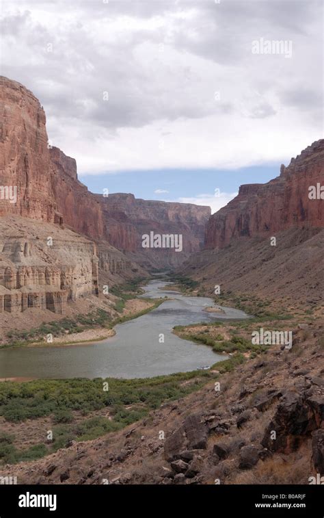 Nankoweap Viewpoint Seen While Rafting Down The Colorado River Grand