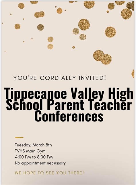 You Are Invited - TVHS Parent-Teacher Conferences - March 8, 2022 ...