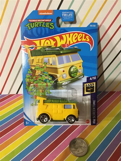 Mattel Hot Wheels Teenage Mutant Ninja Turtles Carded Party Wagon Etsy