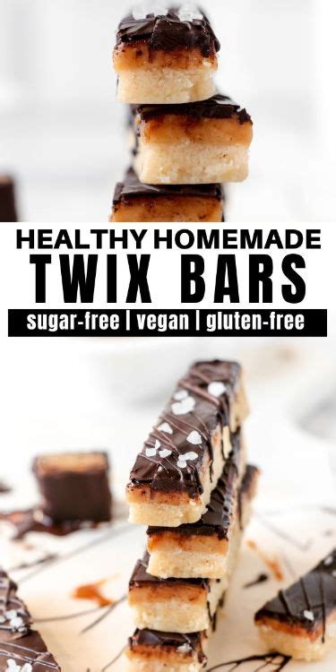 Healthy Homemade Twix Bars Gluten Free And Vegan