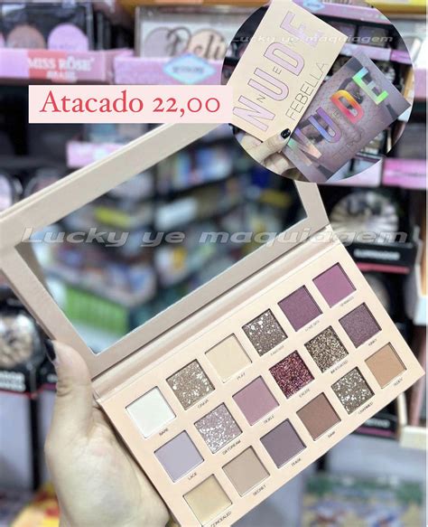 Paleta De Sombra Nude Febella Lucky Ye Maquiagem