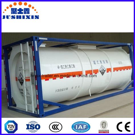 Iso Csc Chemical Corrosive Poisonous Liquid Shipping Tank Container