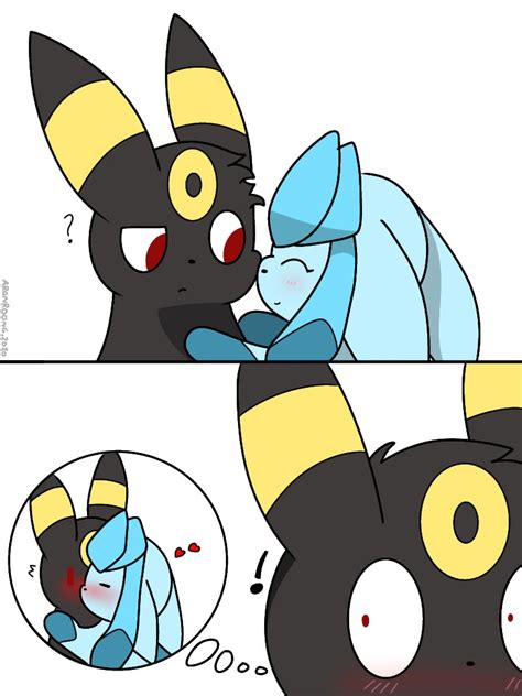 Pokemon Umbreon And Espeon Kiss