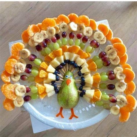 Thanksgiving Turkey Fruit Kabobs Thanksgiving Snacks Thanksgiving