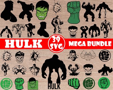 Hulk Svg Bundle Hulk Svg Png Dxf Hulk Svg Files For Etsy