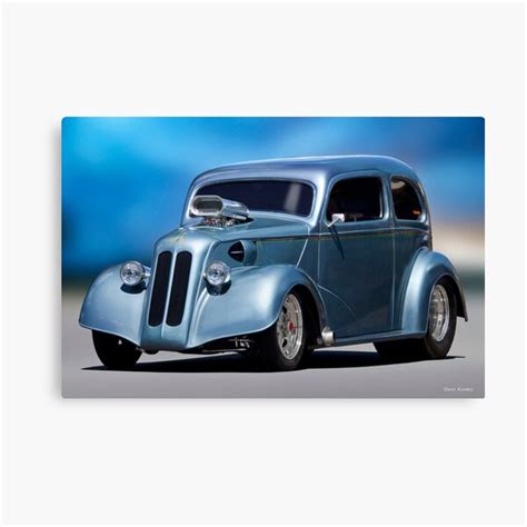 1949 Ford Anglia Pro Street Coupe Canvas Print For Sale By