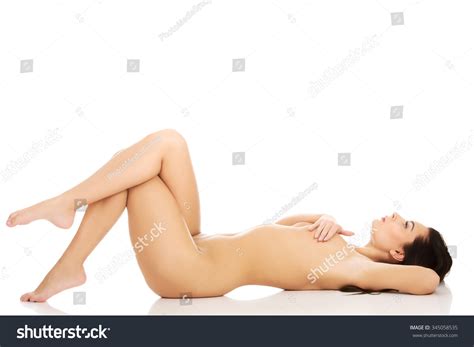 Beautiful Naked Slim Woman Lying Stock Photo Shutterstock