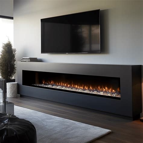 20 Electric Fireplace Ideas with TV Above - HearthandPetals