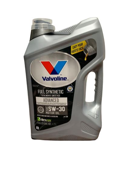 Valvoline ADVANCED Full Synthetic SAE 0W20 - 0W40 - 5W20 - 5W30 - 5W40 ...