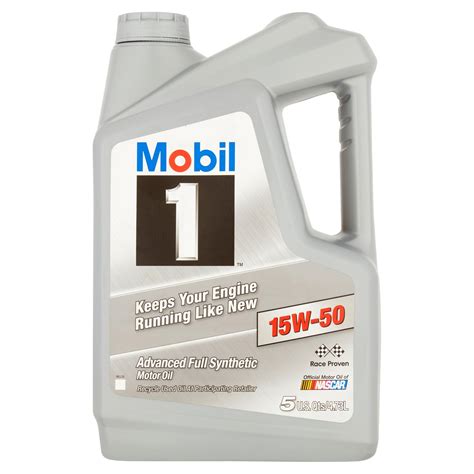 Mobil 1 15w 50 Advanced Fully Synthetic Motor Oil 5 Quarts Jg Superstore