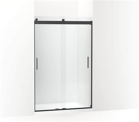 Levity Sliding Shower Door 74 In H X 43 5 8 47 5 8 In W With 1 4 In