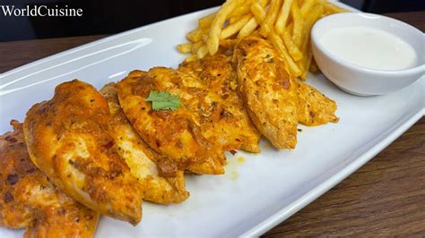 Peri Peri Chicken Tenders Pepes Style Chicken Recipe By Worldcuisine