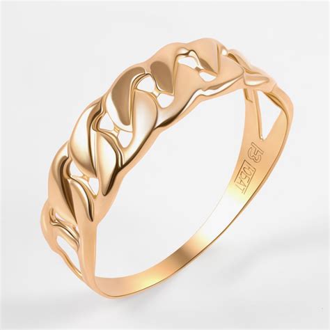 Золотое кольцо 000-158767 | Купить в рассрочку в Москве | Интернет ...