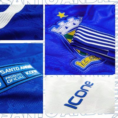 Novas camisas do Santo André 2020 Ícone Sports Mantos do Futebol