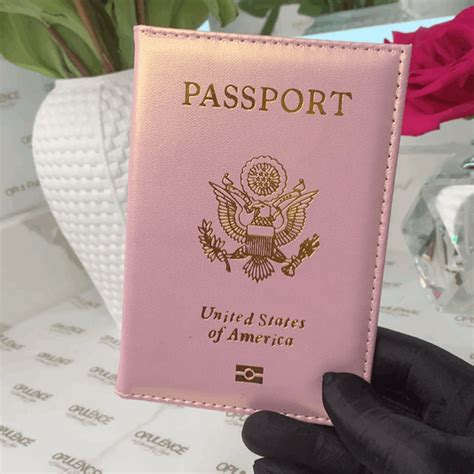 Passport Cover Rose Gold Opulence Clothing Passport Cover Pink Girly Things Passport