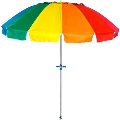 Parasol De 240 Cm 16 Baleines En Fibre De Verre Tissu En Polyester