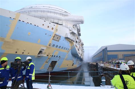 LNG Fuelled Icon Of The Seas Floated Out At Meyer Turku Shipyard Ship