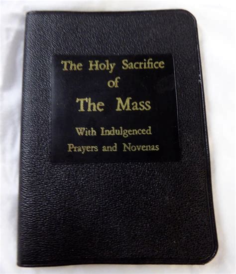 The Holy Sacrifice Of Mass Indulgenced Prayers Novenas 1963 Pocket Catholic Book 1848648480