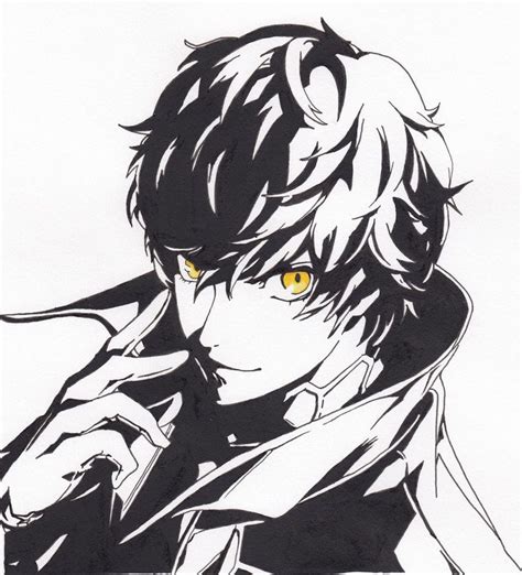 Persona 5 Protagonist Joker Fanart by GiraffeMeow on DeviantArt in 2023 ...