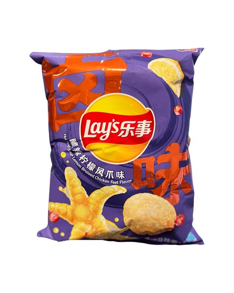 Lays Hot And Sour Lemon Braised Chicken Feet China Exotic Soda Company