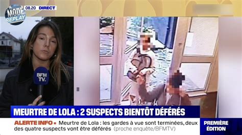 Meurtre de Lola 12 ans à Paris deux suspects défférés une