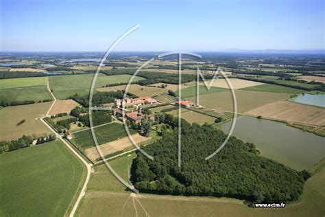 Votre photo aérienne L Abbaye Notre Dame des Dombes Le Plantay