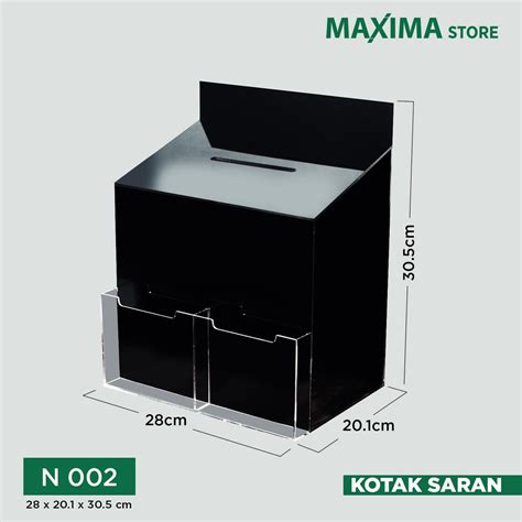 Jual Kotak Amal Akrilik N Kotak Saran Akrilik Display Kotak Amal