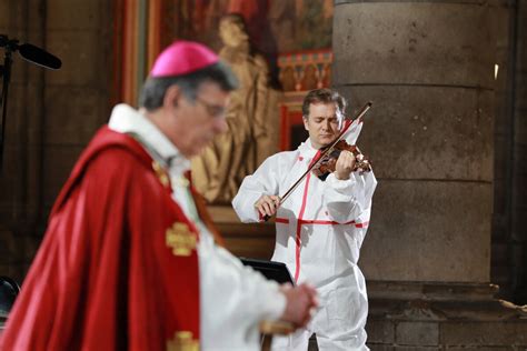 Photo Michel Aupetit Archevêque de Paris et Renaud Capuçon Temps